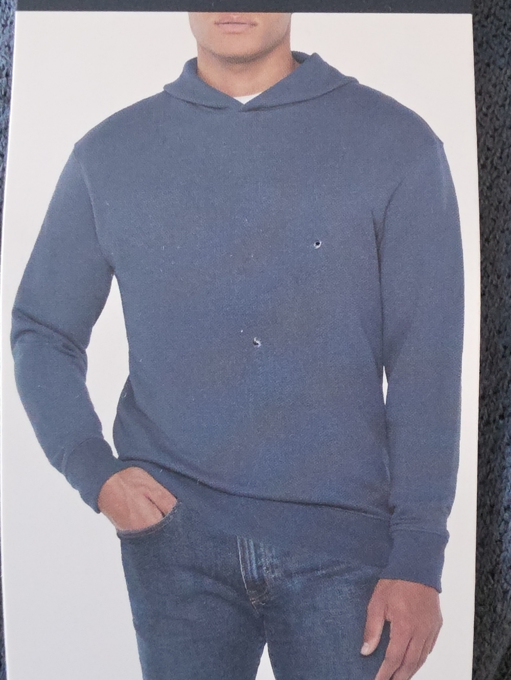 GAP Men's Navy Crewneck Hoodie Sweater